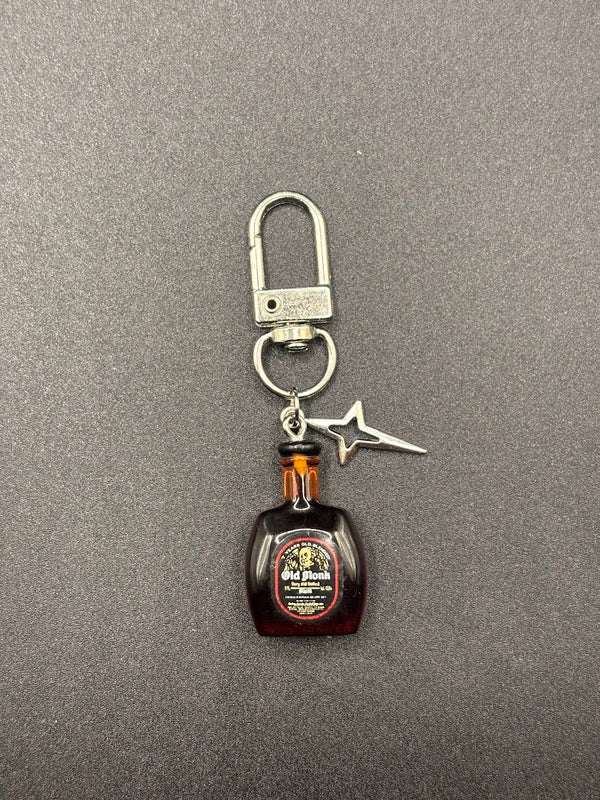 Old Monk Bottle Keychain