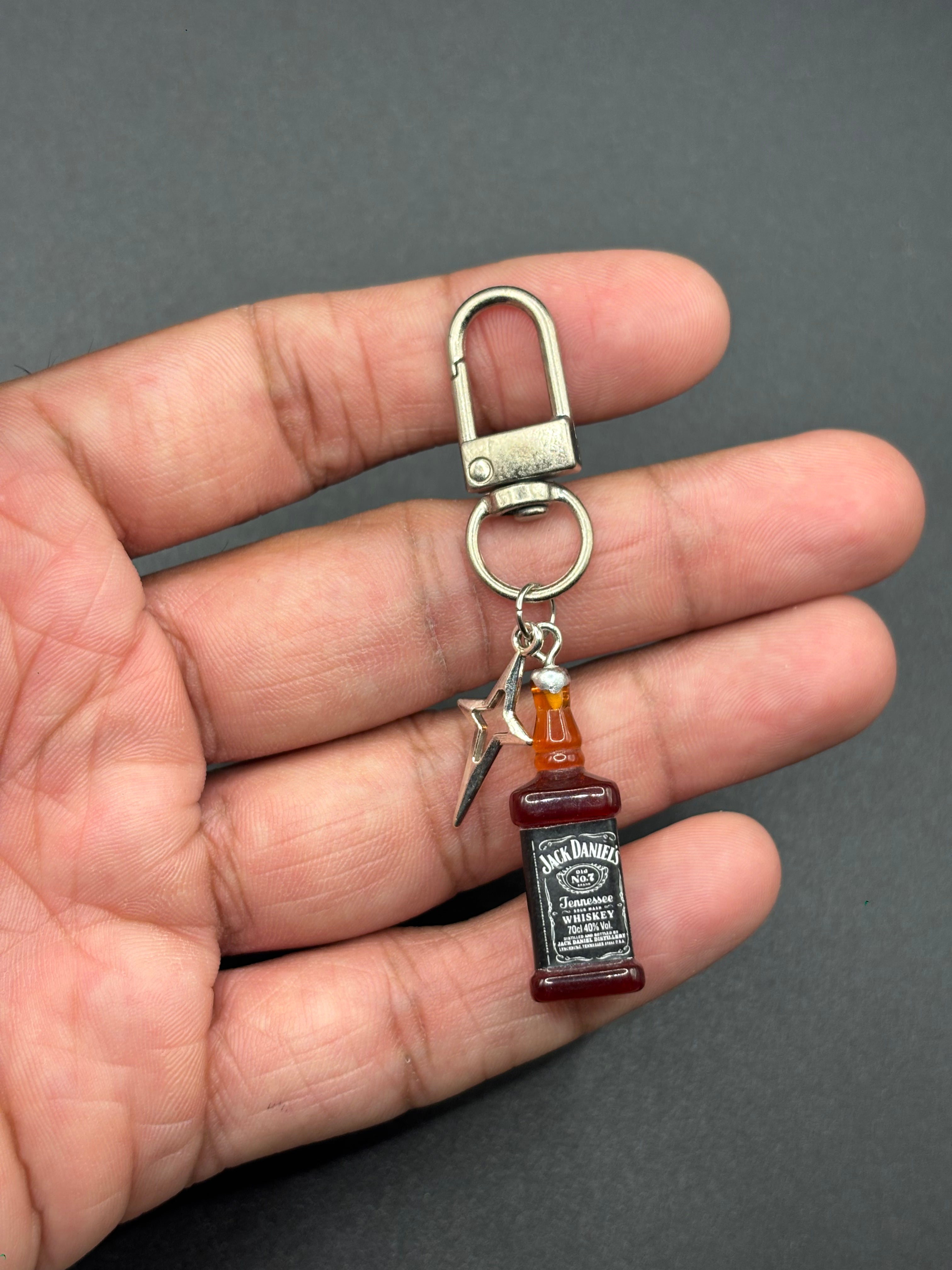 Jack Daniel's Bottle Keychain