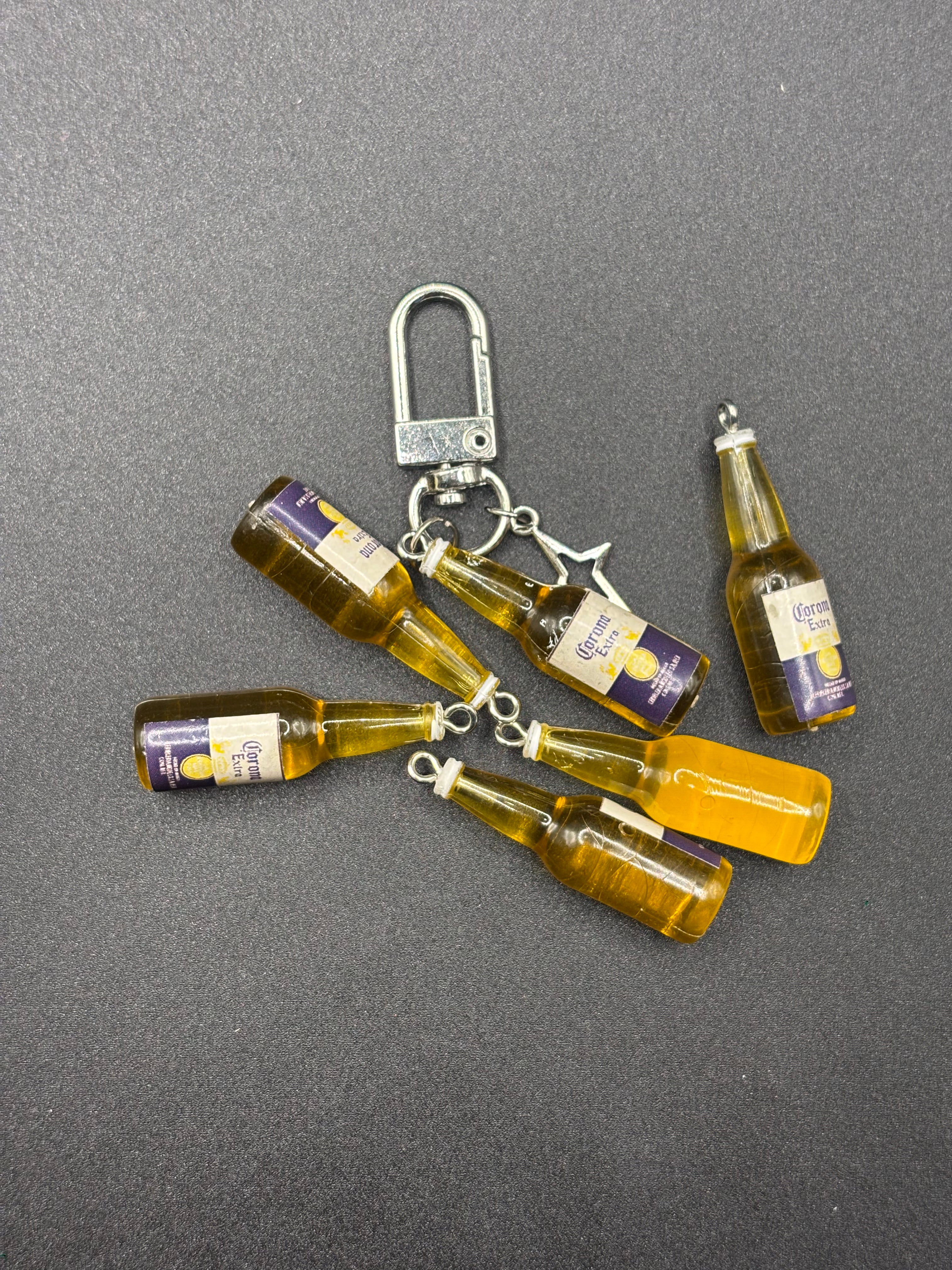 Corona Bottle Keychain