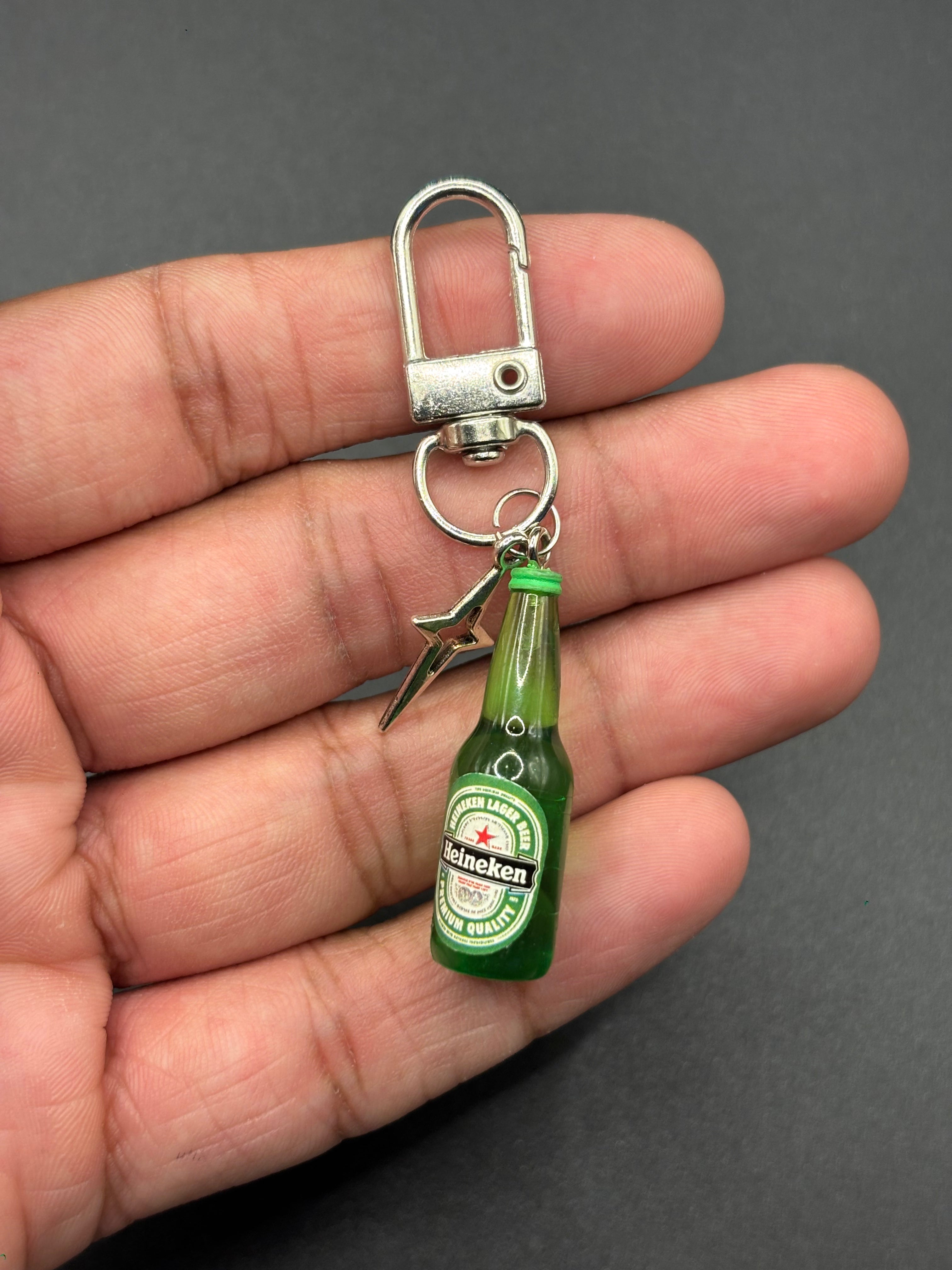 Heineken Bottle Keychain