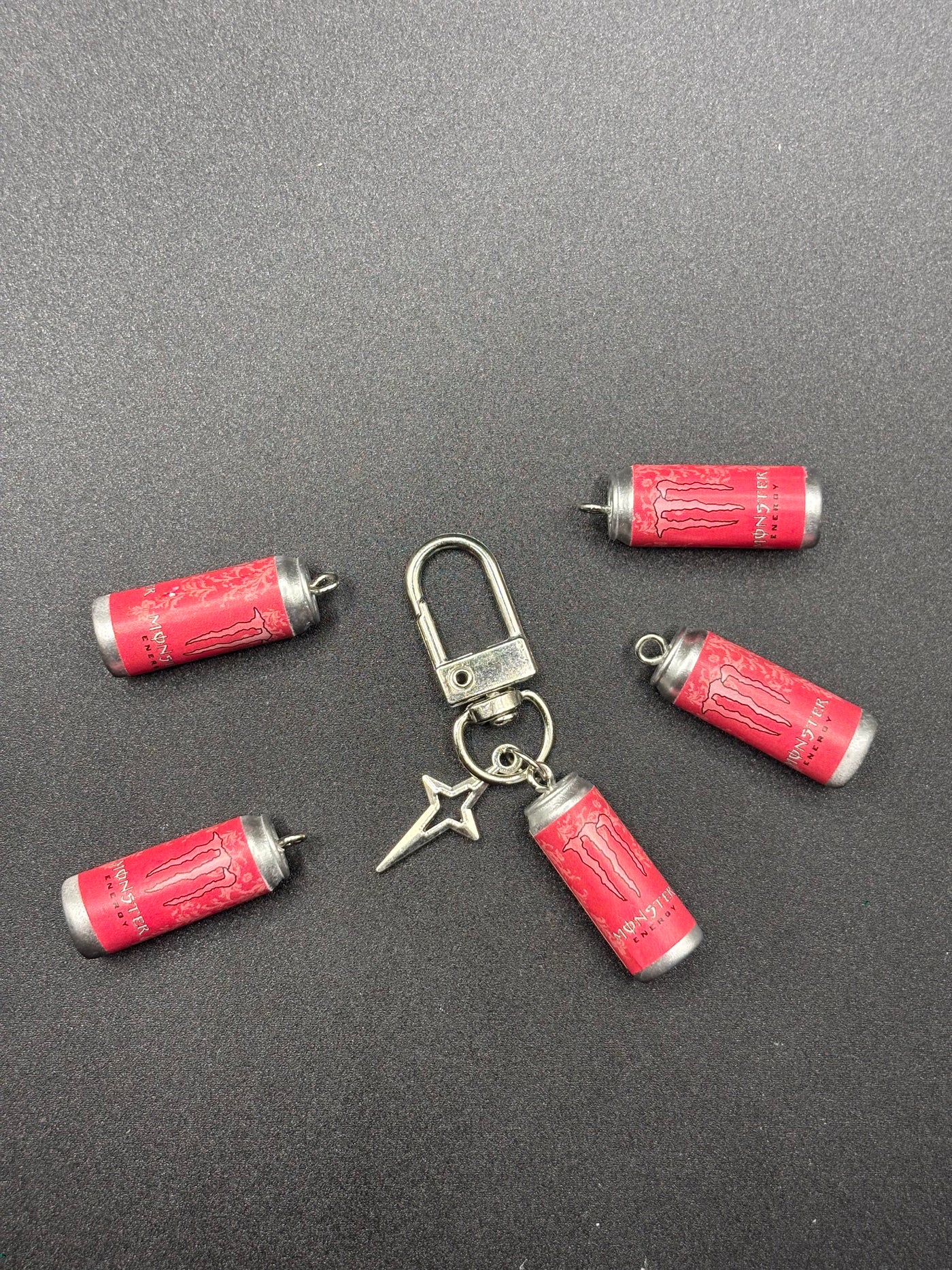 Pink Monster Keychain