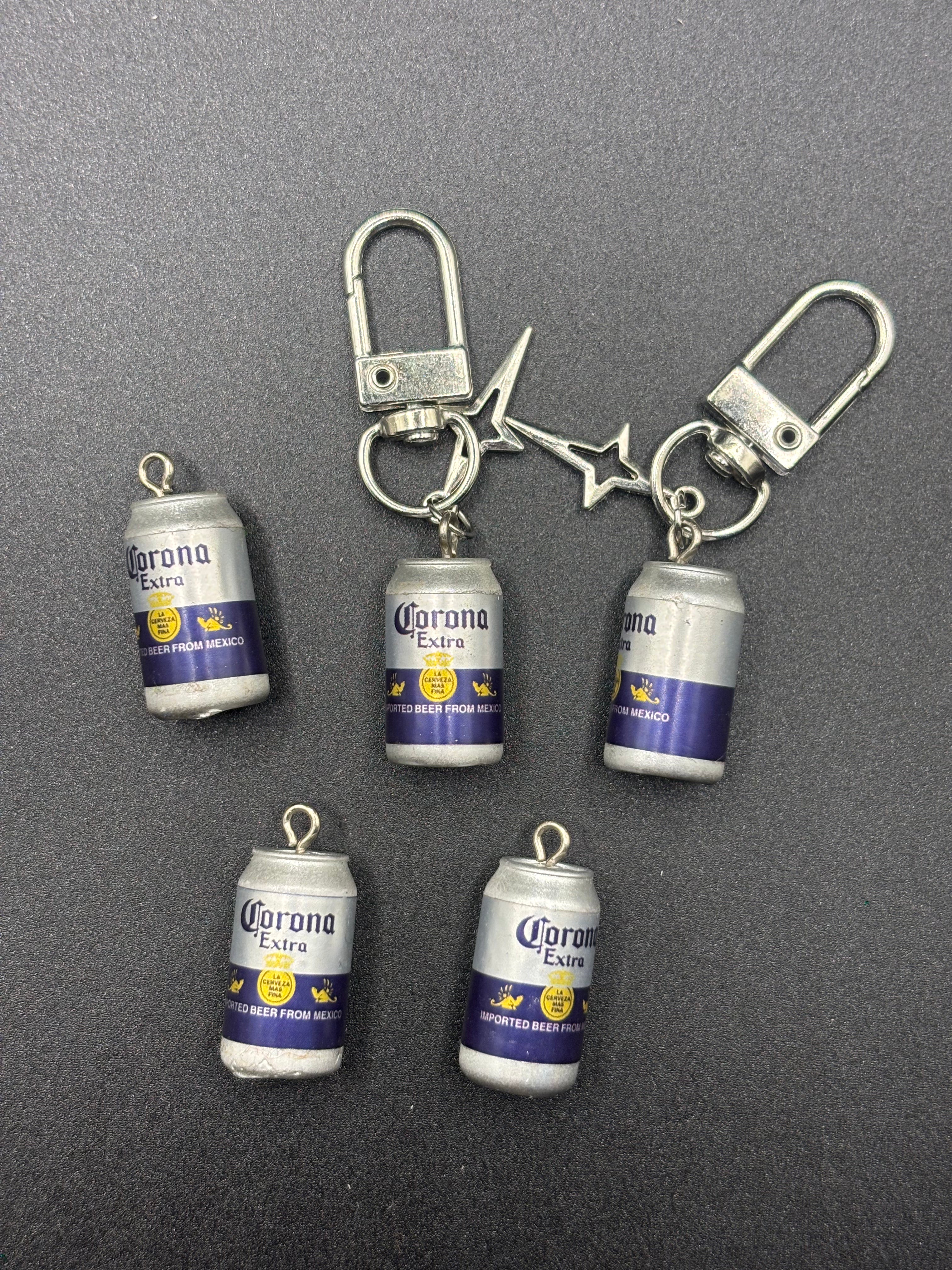 Corona Can Keychain