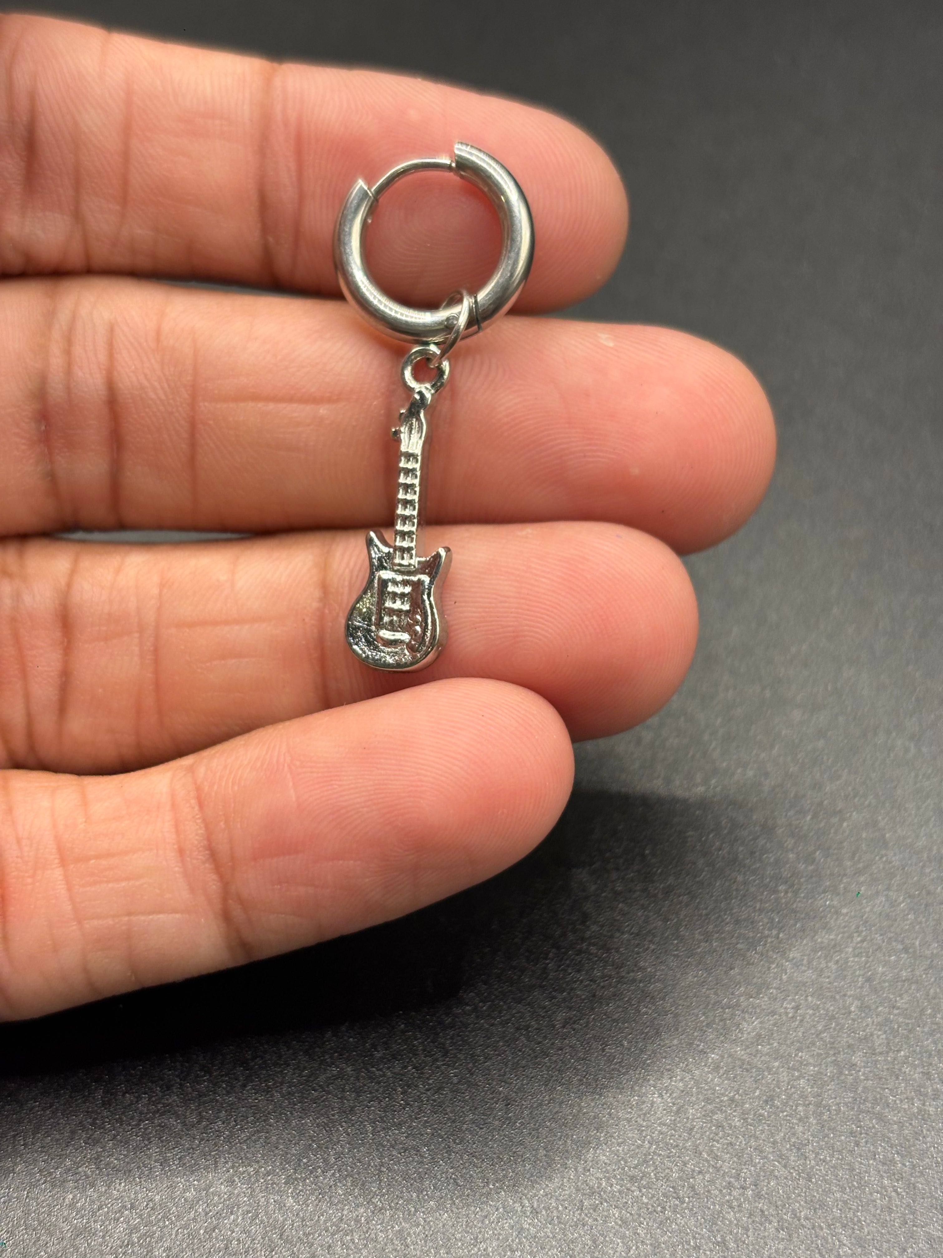 Guitar Hoop Earring