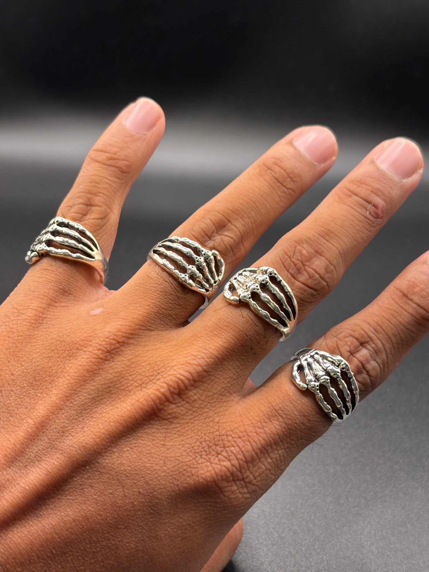 Skull Claw Ring